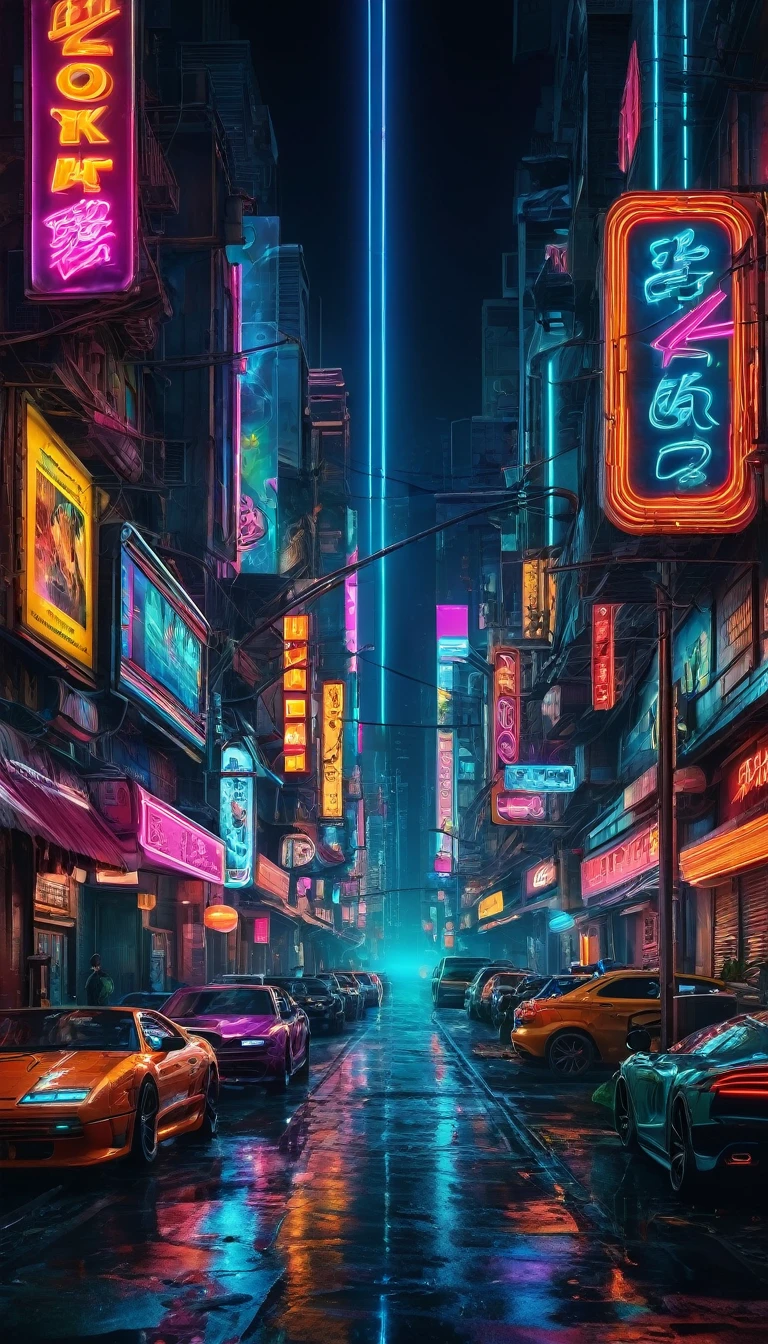 (creative and surprising poster, hyper-realistic, 8K, vibrant colors, sharp and clear image, masterpiece, best quality, photorealistic, ultra-detailed, cinematic lighting, dynamic composition, intricate details, stunning visual effects, awe-inspiring, digital art, conceptual design, futuristic, neon, glowing)