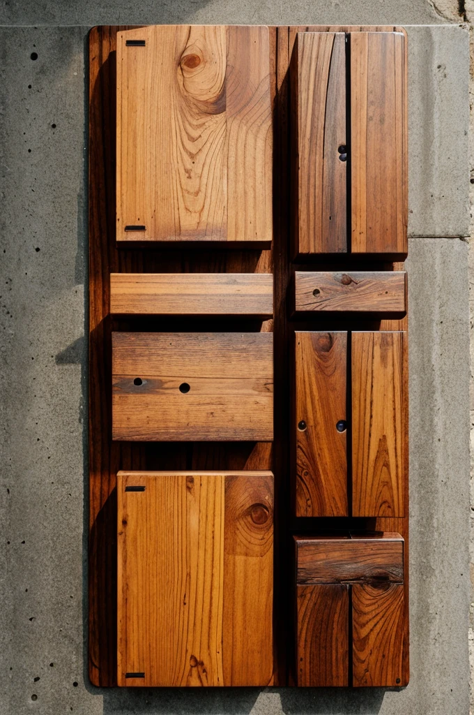 I want a switch board design inspired from wooden bark