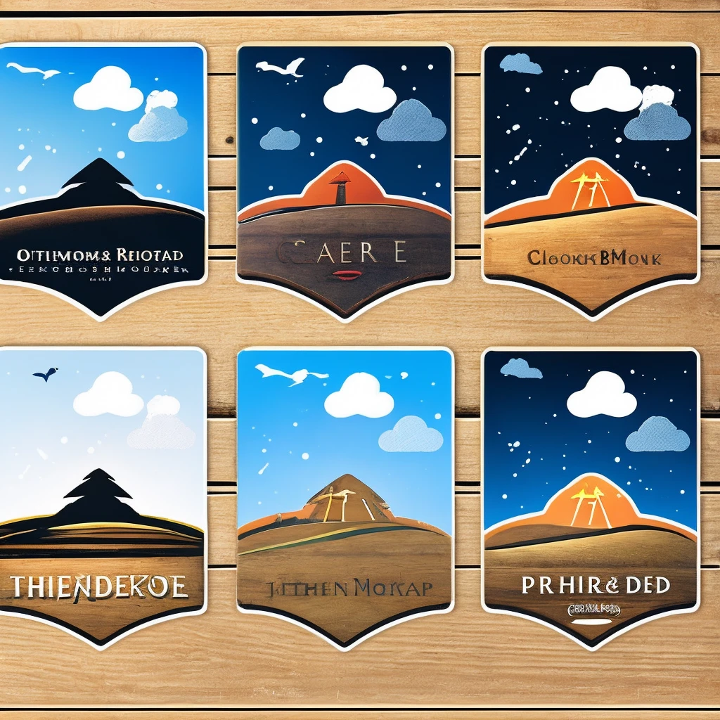 logo cat, background Wood, cloud, sky, meteor, sun
