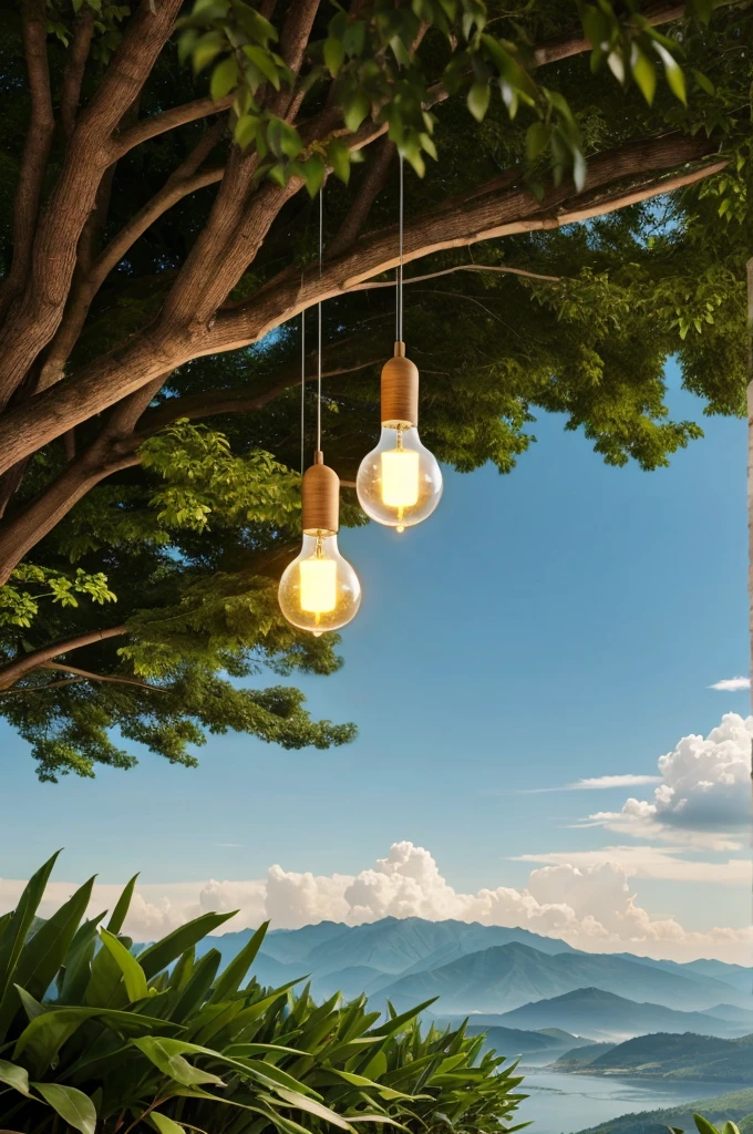 I want unic furniture design of
Bulb inspired from Nature elements air