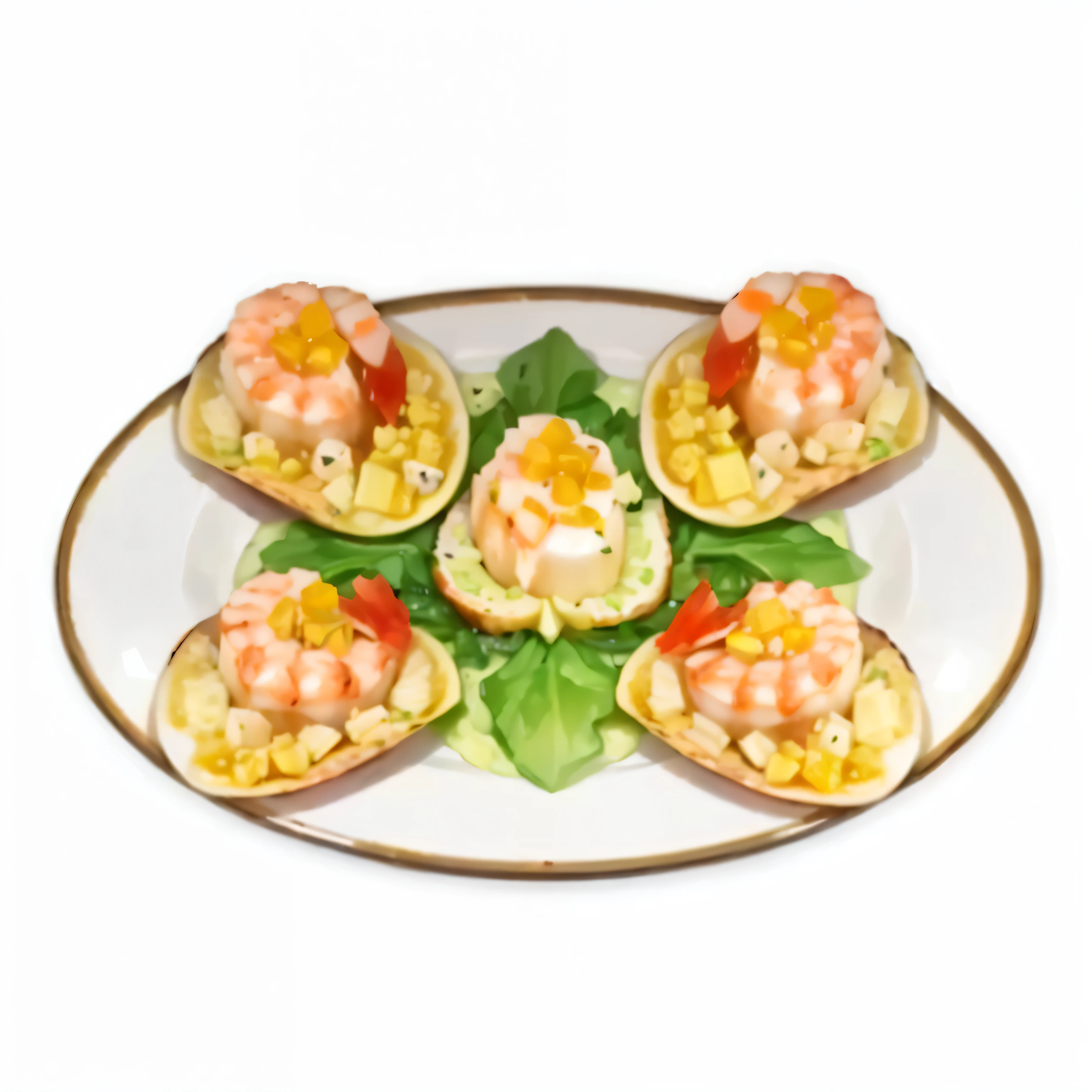 Fresh scallops and shrimps, super high quality