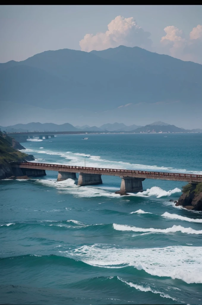 Cao Cao's View of the Sea, Traditional Chinese Painting