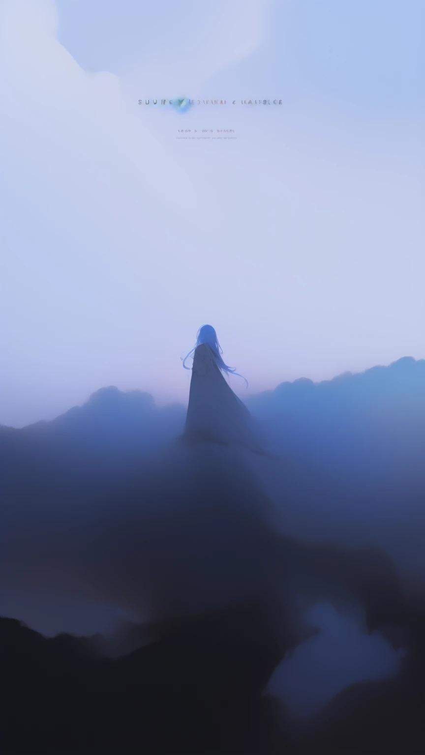 ((({SFW}:1))), (best quality,4k,8k, high res,masterpiece:1.2), ((masterpiece)), (((best quality))), slightly muted colors, solo girl, 1 character only, same character, hair color, hairstyle fax, eyes, simple white background, clouds, flowy hair, stars in hair, adult, starry eyes, sea, ocean, celestial, hairstyle fax, deity, muted blue hair, sky-like hair with stars, ocean hair, soft smile, (({comforting aura})), on clouds, abstract background:0.7,
Character in the middle ground, far, focus on the majestic and mesmerizing background, facing away from the viewer
(((Fisheye angle pose, ethereal graceful pose, fisheye, character in the background away from the viewer, fisheye perspective, in the middle ground):0.5))
(best quality, masterpiece, Ultra-high resolution,(Reality:1.4), RAW photogr, warm lights, Beautiful goddess, Detailed scenes, Beautiful digital illustration, the detail, Hyper-detailed, Cinematic quality, ultra-detailed, super detailed lighting,):1