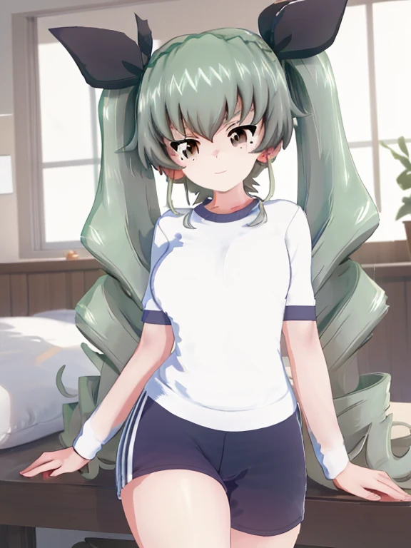 (masterpiece, best quality), 1girl, beautiful face, Girls und Panzer Anchovy
