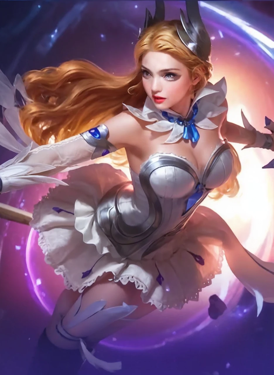(Best quality, 8k, masterpiece: 1.3), a beautiful woman with perfect figure: 1.4, dark brown hair, wearing a pendant, wearing an apron, in the kitchen, highly detailed face and skin, detailed eyes, double eyelids, big breasts