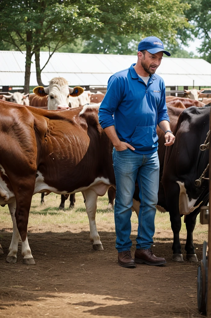 A man got the cows released