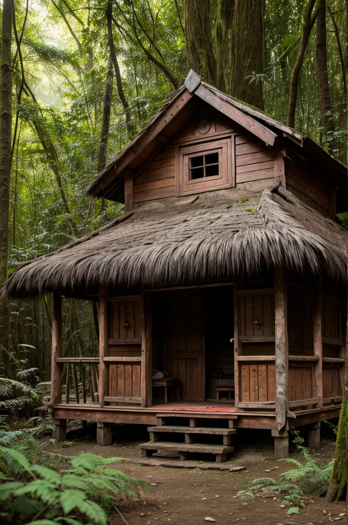 I want to see the post - a Tantrik's hut in the forest.