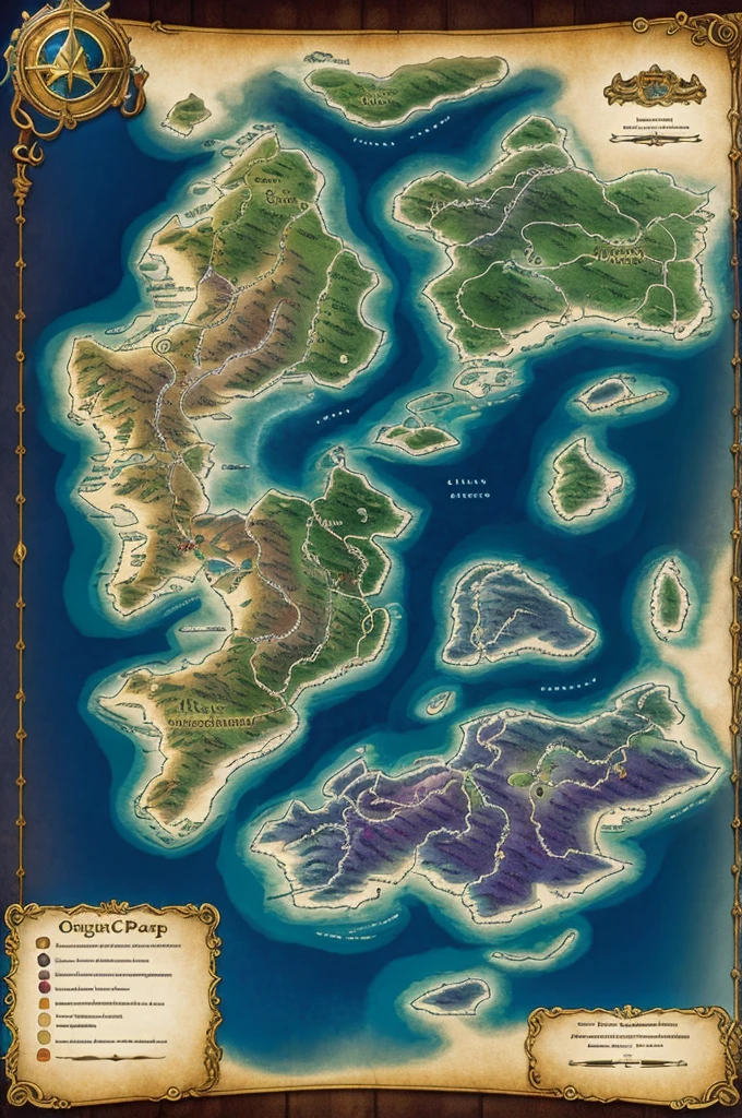 magical fantasy map