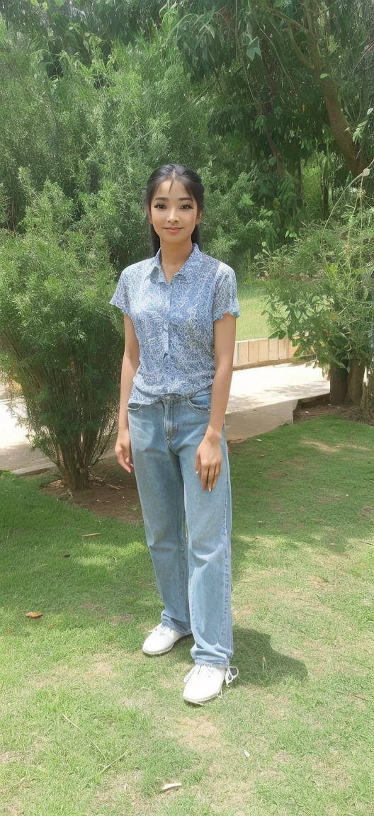 Dancer with front long hairs