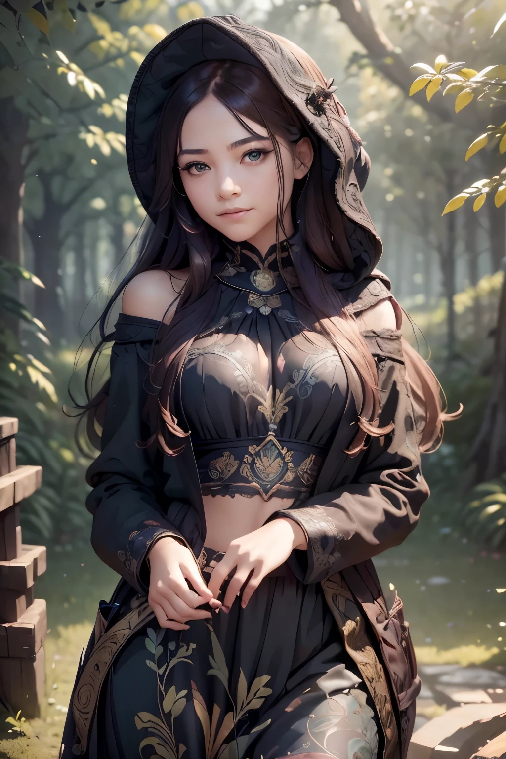 A highly skilled archer in a mystical forest, exquisite intricate details, beautiful detailed eyes, beautiful detailed face, extremely detailed skin, strong dynamic pose, drawing a bow, sunlight filtering through the trees, lush greenery, (best quality,4k,8k,highres,masterpiece:1.2),ultra-detailed,(realistic,photorealistic,photo-realistic:1.37),cinematic lighting, dramatic shadows, vibrant colors, fantasy art, concept art