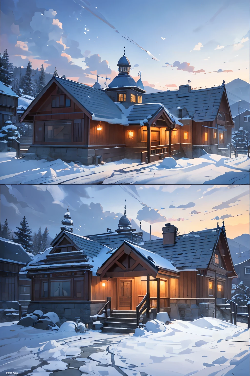Stunning architectural drawing,
Resort view in Park City, Utah, during winter daytime,
Whimsical ink and watercolor blend,
Intricate architectural details,
16:9 aspect ratio,
Winter resort buildings with snowy rooftops,
Detailed skies with occasional sunlight,
Subtle watercolor hues,
Ink lines with soft shading,
Architectural drawing style emphasized,
Clean and neat,
Realistic yet imaginative,
Best quality rendering,
4K resolution,
HDR,
Ultra-detailed,
Studio lighting,
Sharp focus,
Physically-based rendering,
Vibrant colors
