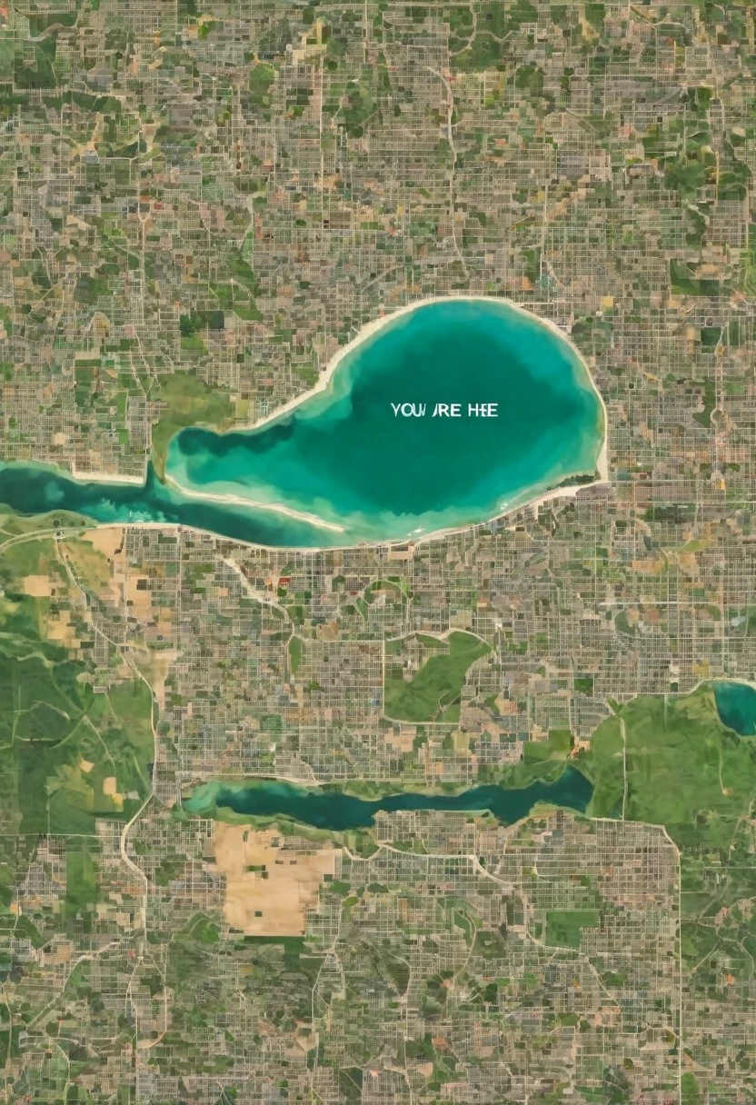 Generate a reggeton album cover that says "you are here"