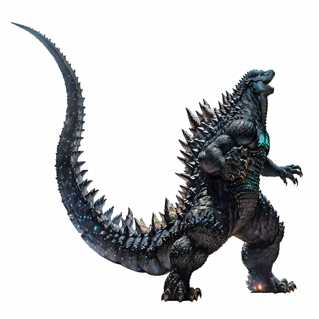 Godzilla Godzilla, Godzilla,Godzilla, Godzilla (2014), Godzilla Monsters, author:Travel in Kana, Monsters, side view. Very detailed, High resolution details, High target,Ultra-clear