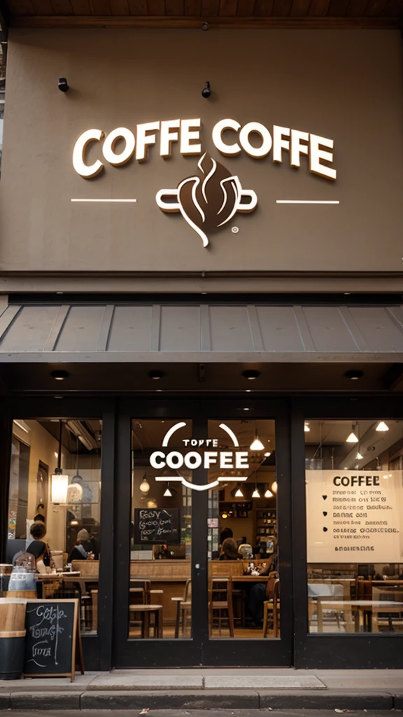 create a logo for a coffee shop chain