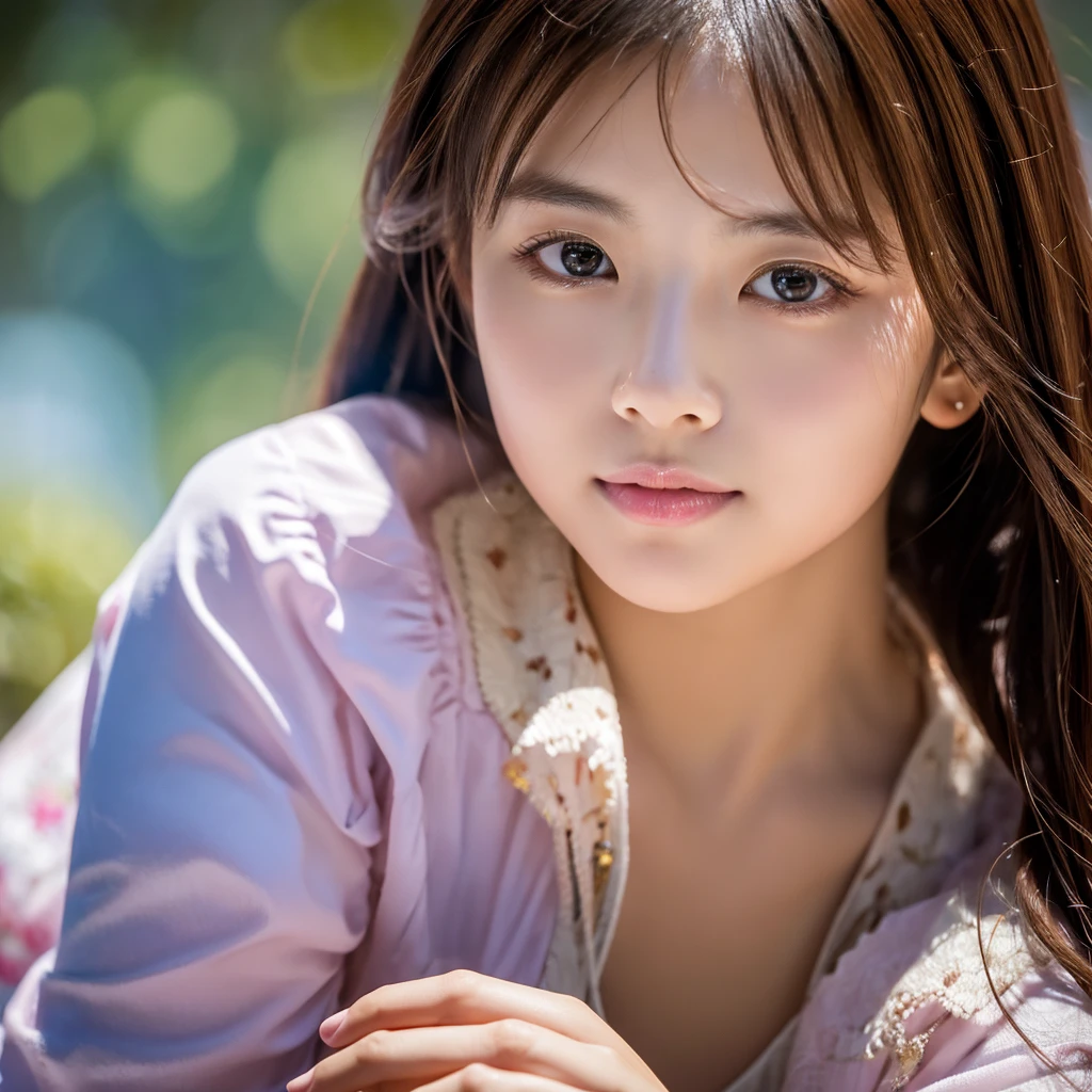 8K、Highest quality、masterpiece、Ultra-high resolution、photograph、Beautiful Japanese women's elegance、Single-lens reflex camera、There are some good ones too、Transparent atmosphere、Sexy lips、Diagonal bangs、Beautiful Face、Medium Long Hair、Creating Bangs、smile、Natural soft light、22 year old woman in suit、Wear a skirt、Country Road、Biking