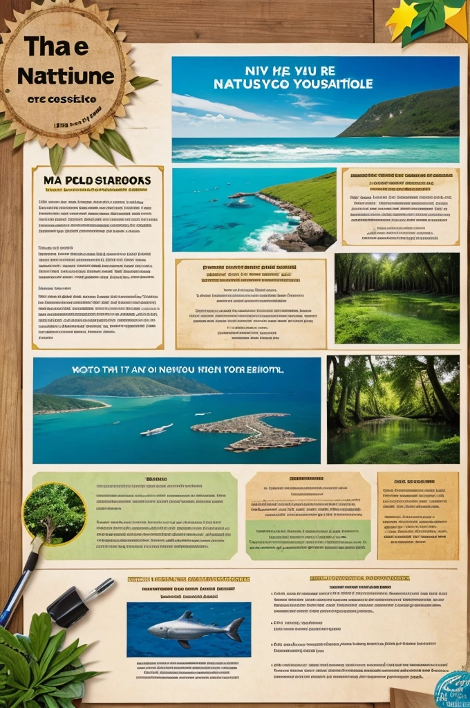 Make a poster on nature is not disposable make it easy for class 8th student