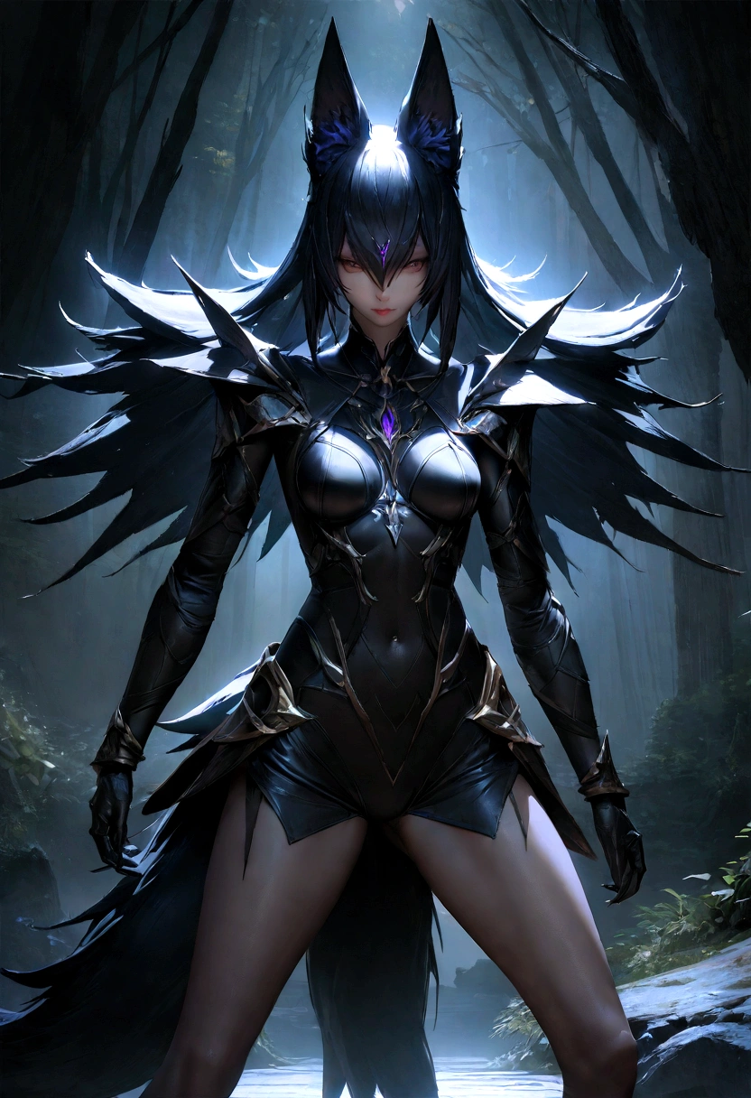extremely detailed 8k wallpaper), intricate, highly detailed, dramatic, The Dragon Lady uses highly detailed black steel shoulder pads that look like dragon's heads and are adorned with shimmering silver embellishments and ornaments, a gray cloak superimposed with an extremely well-detailed large hood that goes deeply drawn on the young bearded face,  extremely detailed gray feather wings with translucent velvety red membranes, insanely realistic graphics, insanely detailed details, ultra realistic and highly detailed black steel armor with glossy silver gloss details in a silver gray tunic, extremely detailed heavy black armor Steel gloves, steel boots with reinforced shiny silver decorations, in a vaulted hall during the tour of the shadowy cathedral on a velvet carpet red, (shown in perspective from above) during the passage of a shadowy vaulted passage and with several windows through the bright light falls, --auto --s2