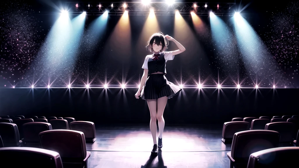 No audience、Live Stage、dark