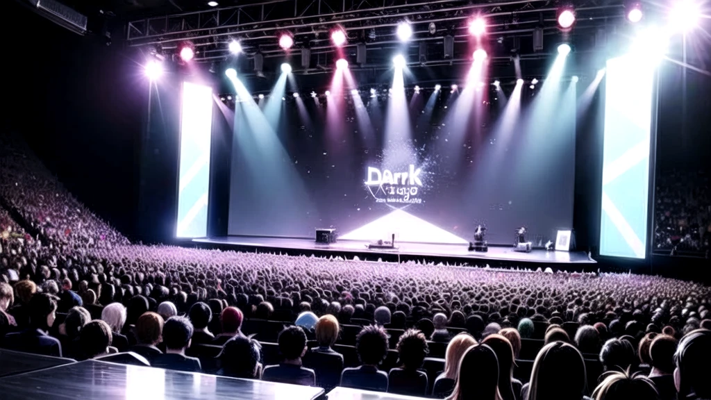 No audience、Live Stage、dark