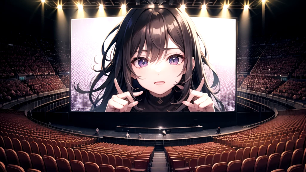 No audience、Live Stage、dark、Before the show