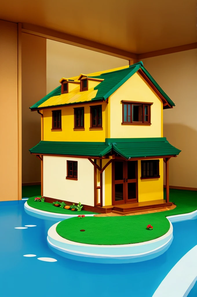 Shinchan house animated 