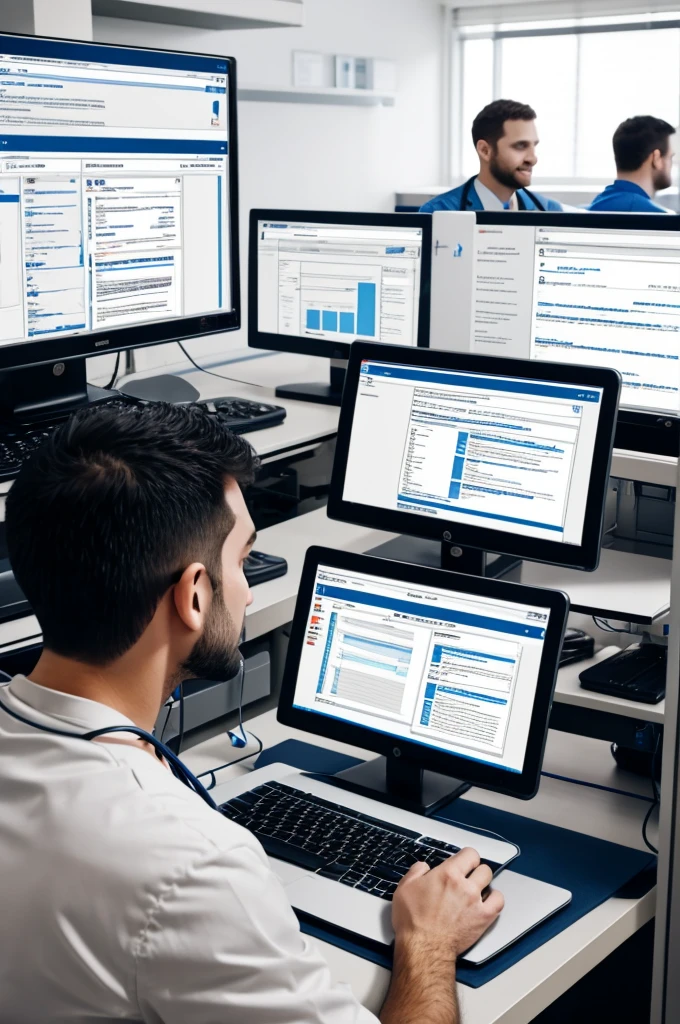 A system administrator creating profiles for both doctors and nurses in a system and titled user management