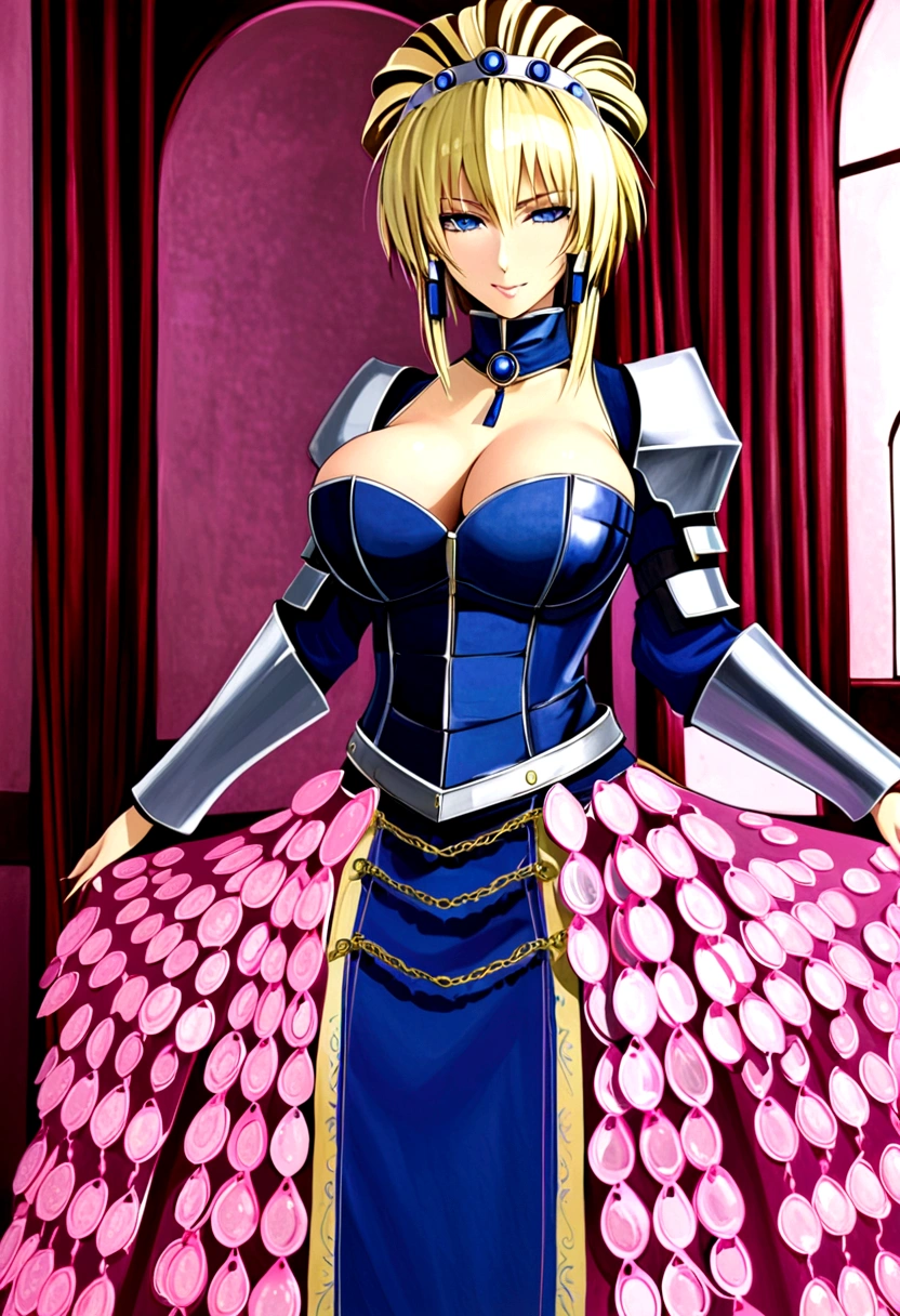 best quality Saber big breasts noble outfit House made from condoms