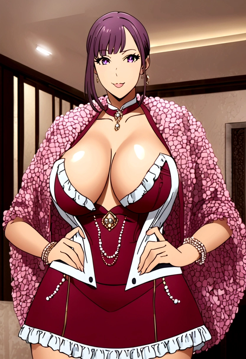 best quality big breasts noble outfit House made from condoms 