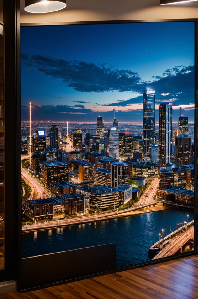 Give me an image of video games and with the city as a blanket