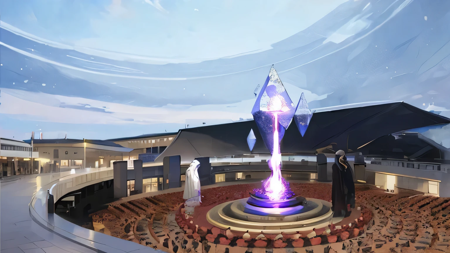 Mysterious Ceremony in the Square