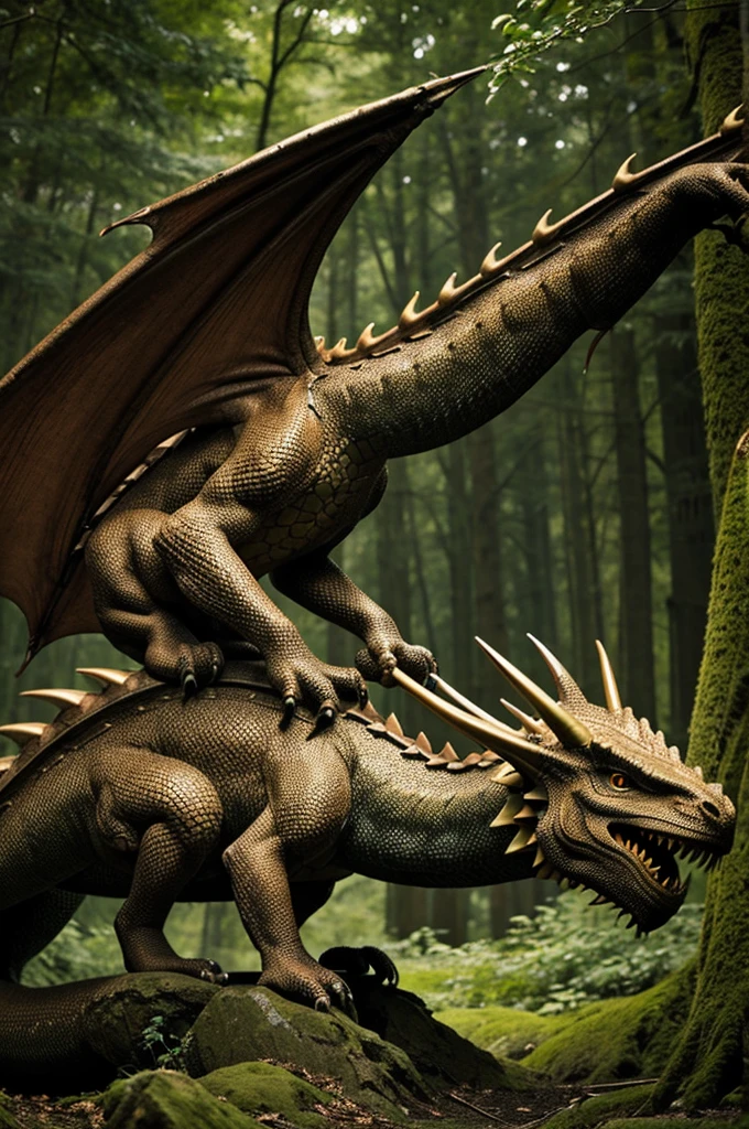 A dragon hidden in nature