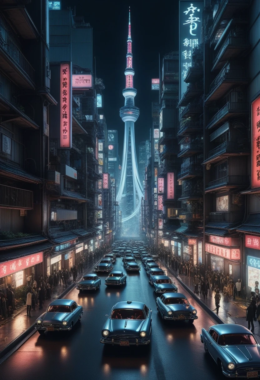 Future City、Tokyo、empty mechanical car、night、A multitude of cyborgs fighting surrounded by creepy cyborg DNA."."Agnes Cecil, author:André Masson, Francis Bacon, 4K, The finer details, Attention to detail, Awards, 8K, Crisp quality, Surreal, Exquisite craftsmanship, Hmph, Tabletop, Sweetness, Fascinating, dream-like, Eye-catching, I can't resist, attractive, wonderful, Sacred, cute, wonderful, nice, とてもcute, Adorable, elegant, amazing