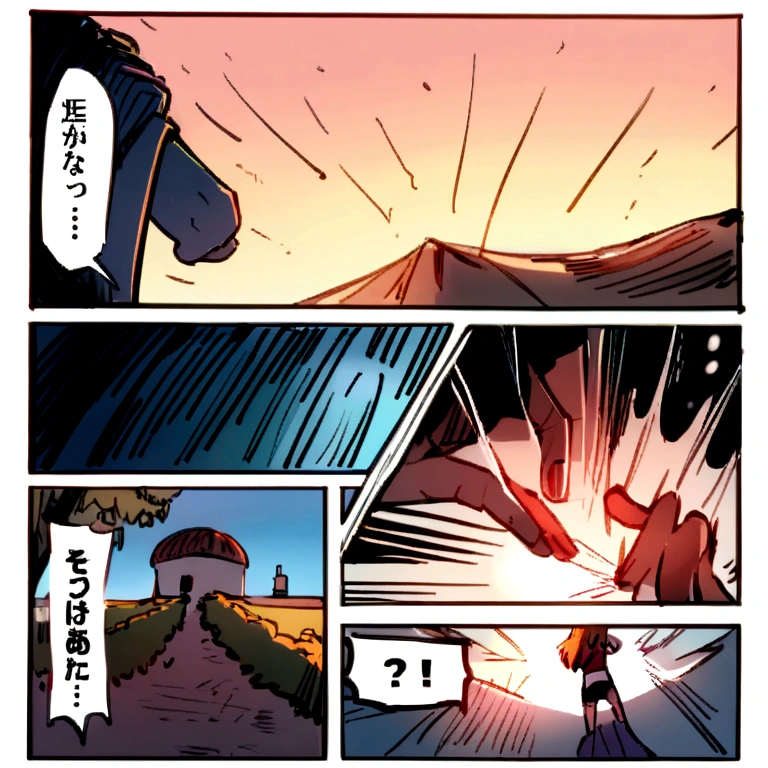 Boy punch girl make die leave in comic
