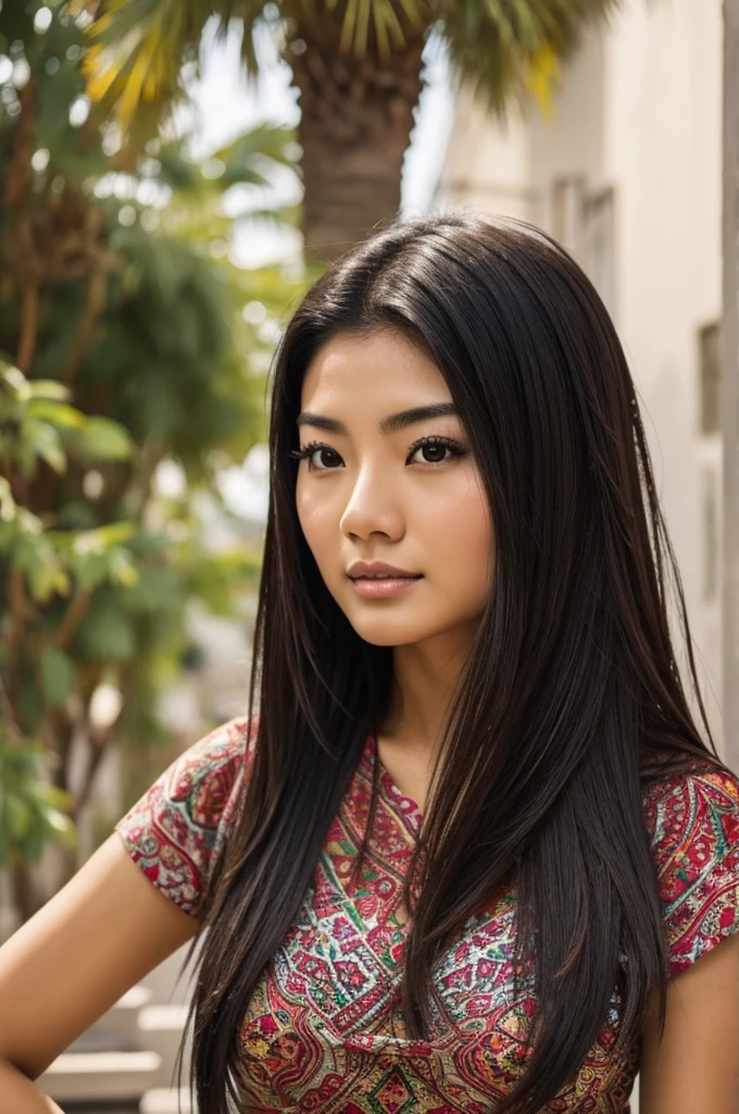 Mexican woman with Asian features