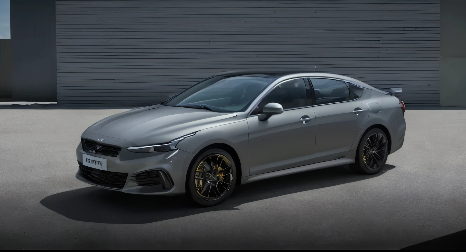 Design me a car like this but sportier and more aerodynamic