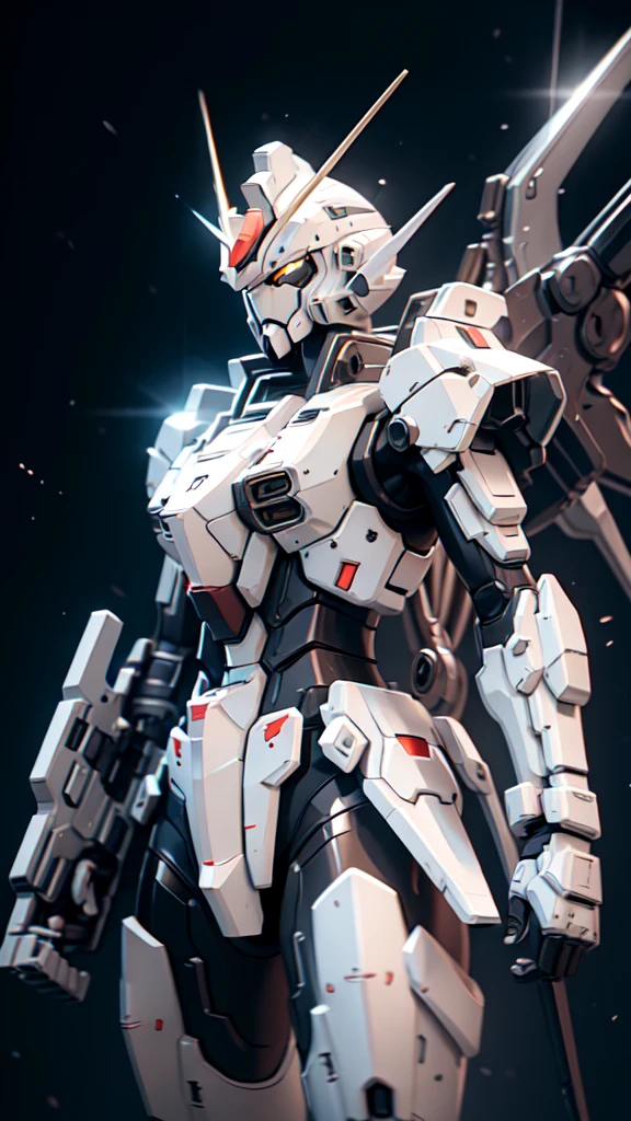 Surrealist art BJ_Gundam,Solitary,Keep,arms,sword,Keep_arms,gun,No_Humanity,Luminescence,Keep_sword,,Keep_gun,Mecha,Luminescence_Eye,flight,_novel,space,V-Fin,vitality_gun,Mobile_Set,beam_步gun,
light,Strong contrast,Rich in details,best quality,masterpiece,White background,. Extremely high-resolution details,photography,Realism is pushed to the extreme,Delicate texture,Lifelike,. Extremely high-resolution details, photography, Realism is pushed to the extreme, Delicate texture, Lifelike