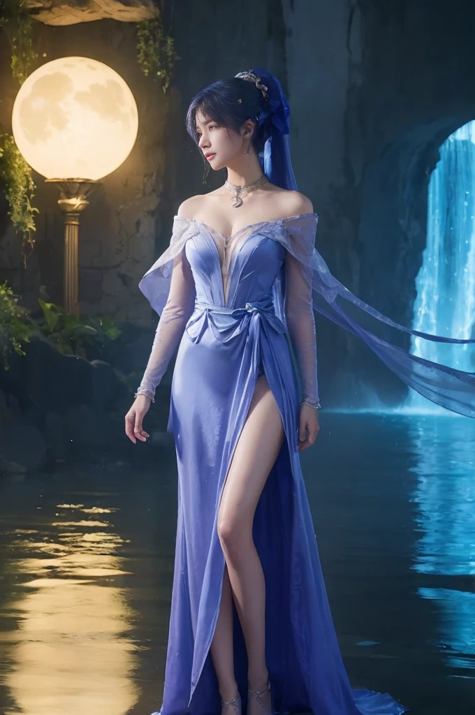 1women, ziyue character, shrouding the heaven, wearing white dress and hijab, Realistic detailed UHD 4k photography extreme quality, Cg unity 8k, super delicate, background blur, full depth of field, HDR high dynamics, real restoration, intricate and extreme details, perfectly presenting the style of midjourney art. realistic, elegant, goddess, surrealism, high detail, supremacy, cinematic lighting, ray tracing, shadow, uhd, retina, masterpiece, ccurate, anatomically correct, textured skin, super detail, high detail, high quality, high quality, award-winning, best quality, high resolution, 1080P, 16k, 8k, 4K, HD