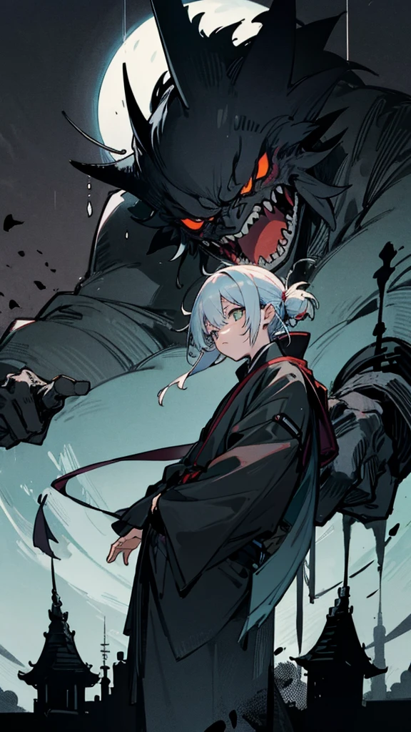 Akujiking, monster, monster, something pitch black