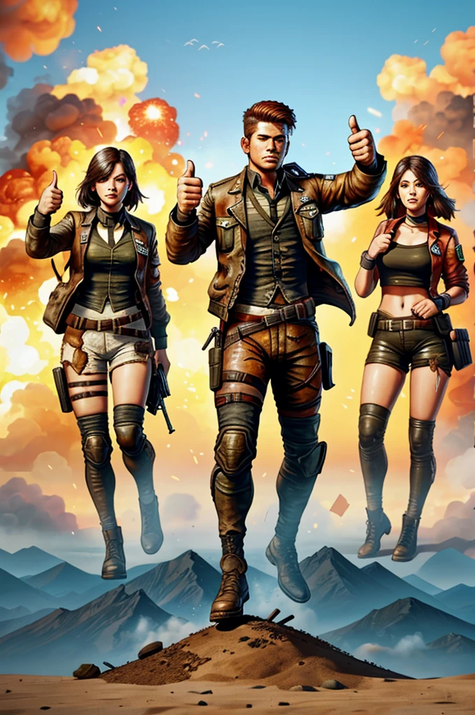 Thumbs up, gun em down, war never been so much fun, PUBG, Winner Winner Chicken Dinner