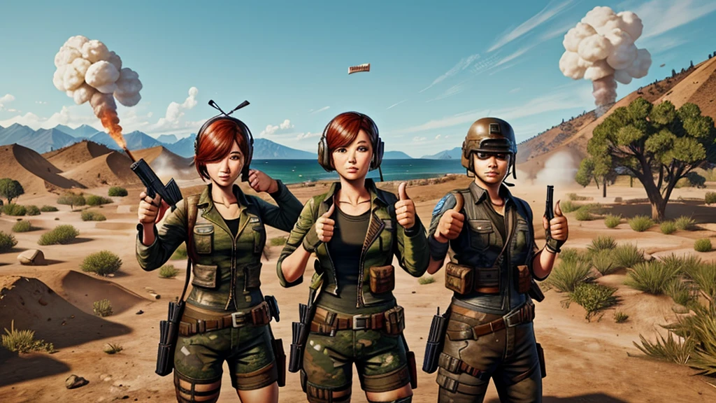 Thumbs up, gun em down, war never been so much fun, PUBG, Winner Winner Chicken Dinner