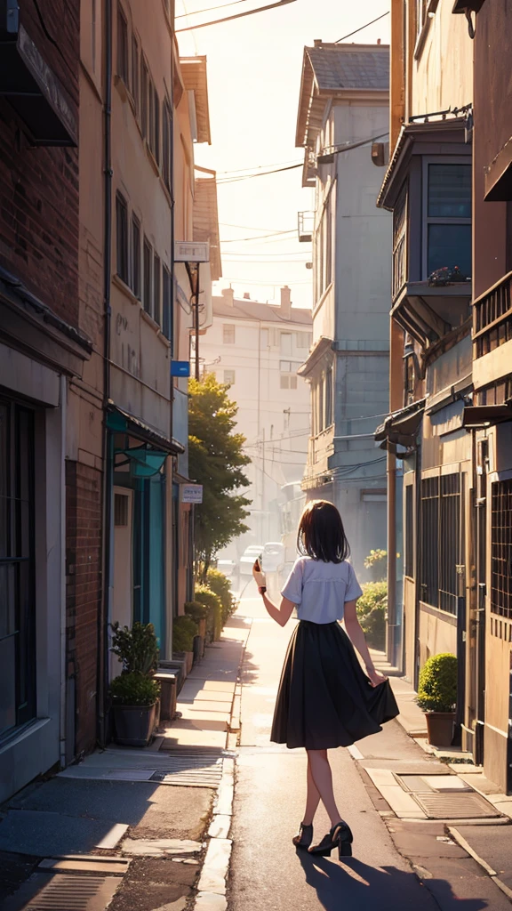 A single road that continues forever