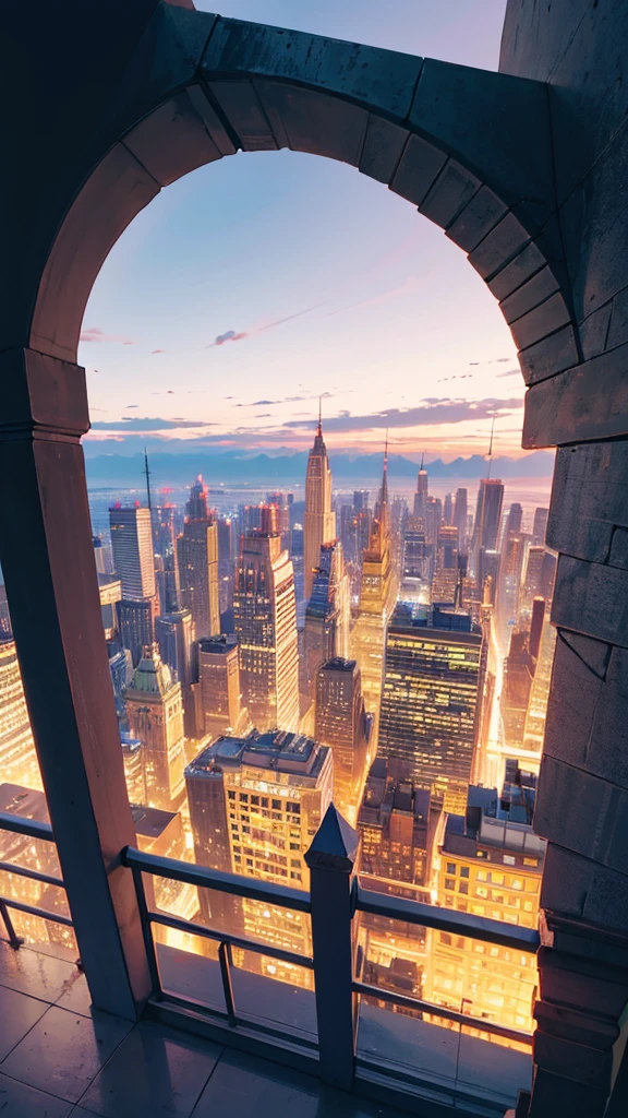 A view of the city from a spectacular spot