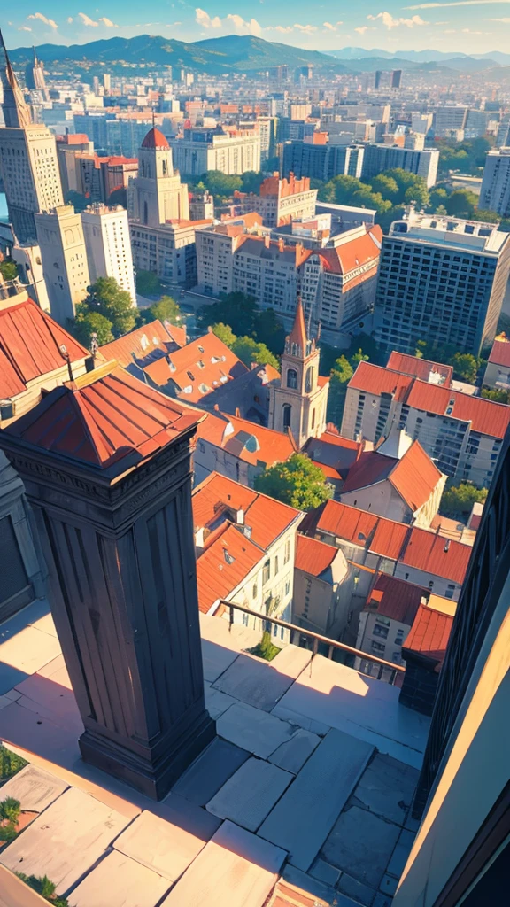 A view of the city from a spectacular spot