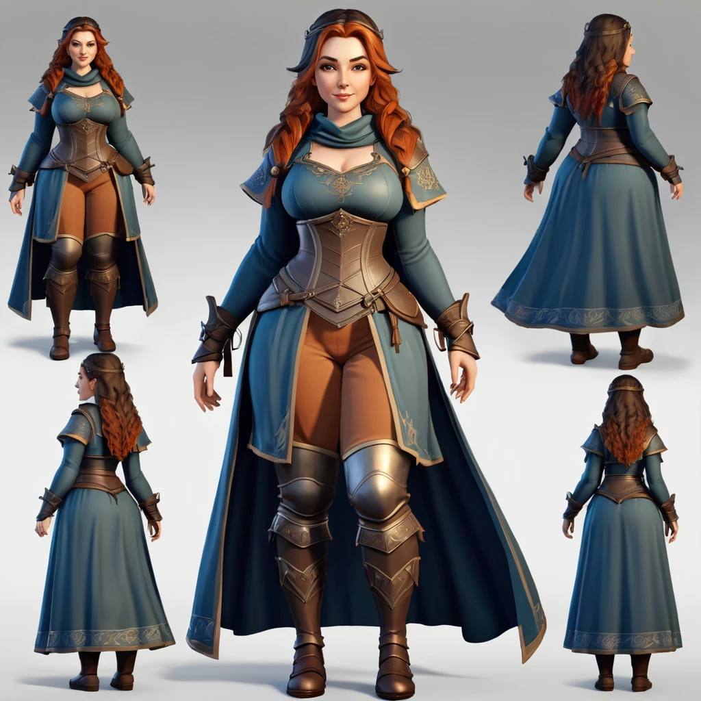 game character, rpg style game, medieval characters, bealtiful characters, assets for game, female, curvy body