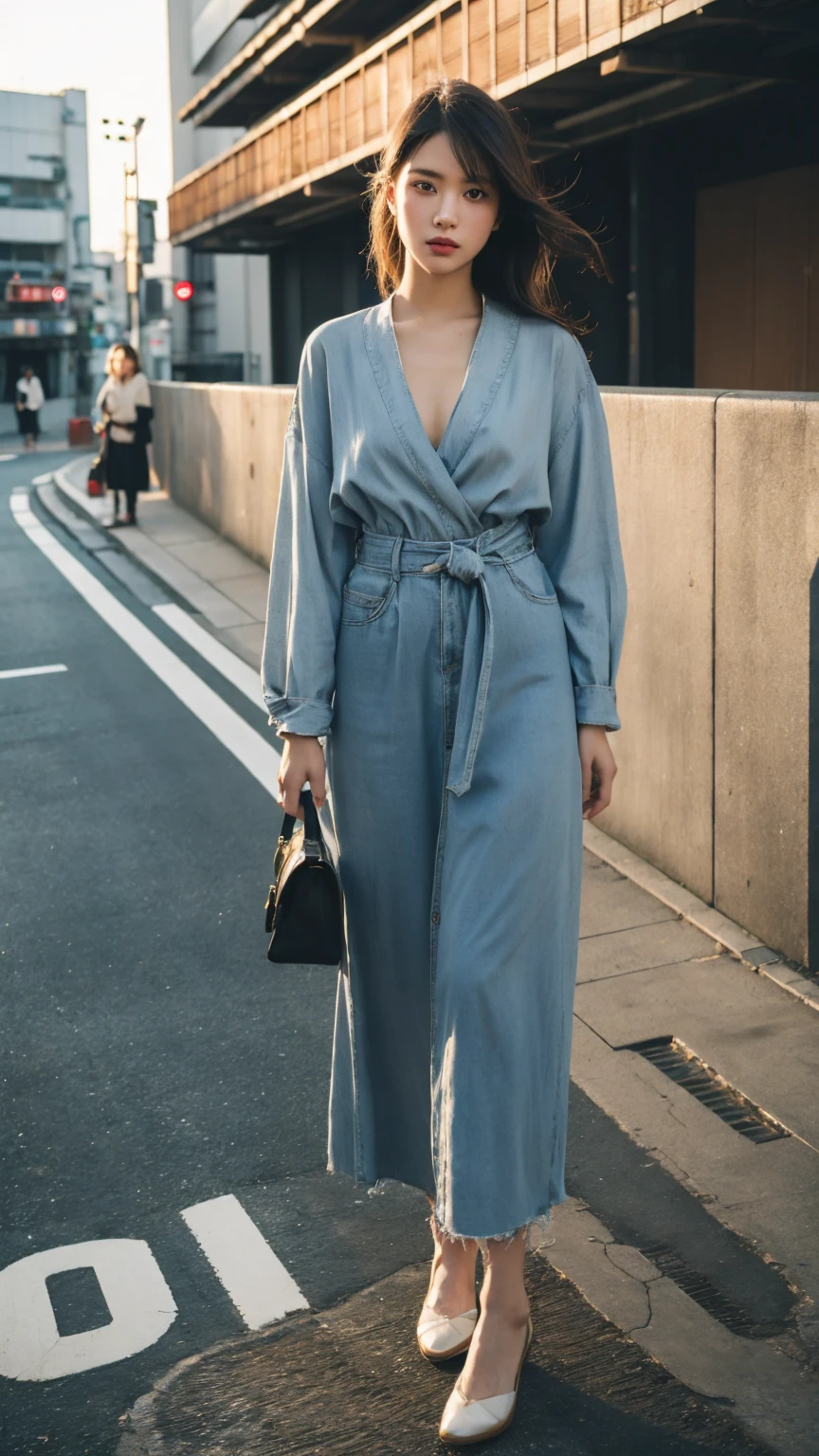 Tokyo、Street、Fashion Snap、real、snapshot、Stylish、Fashion Model、Mode Fashion、In front of the building wall
