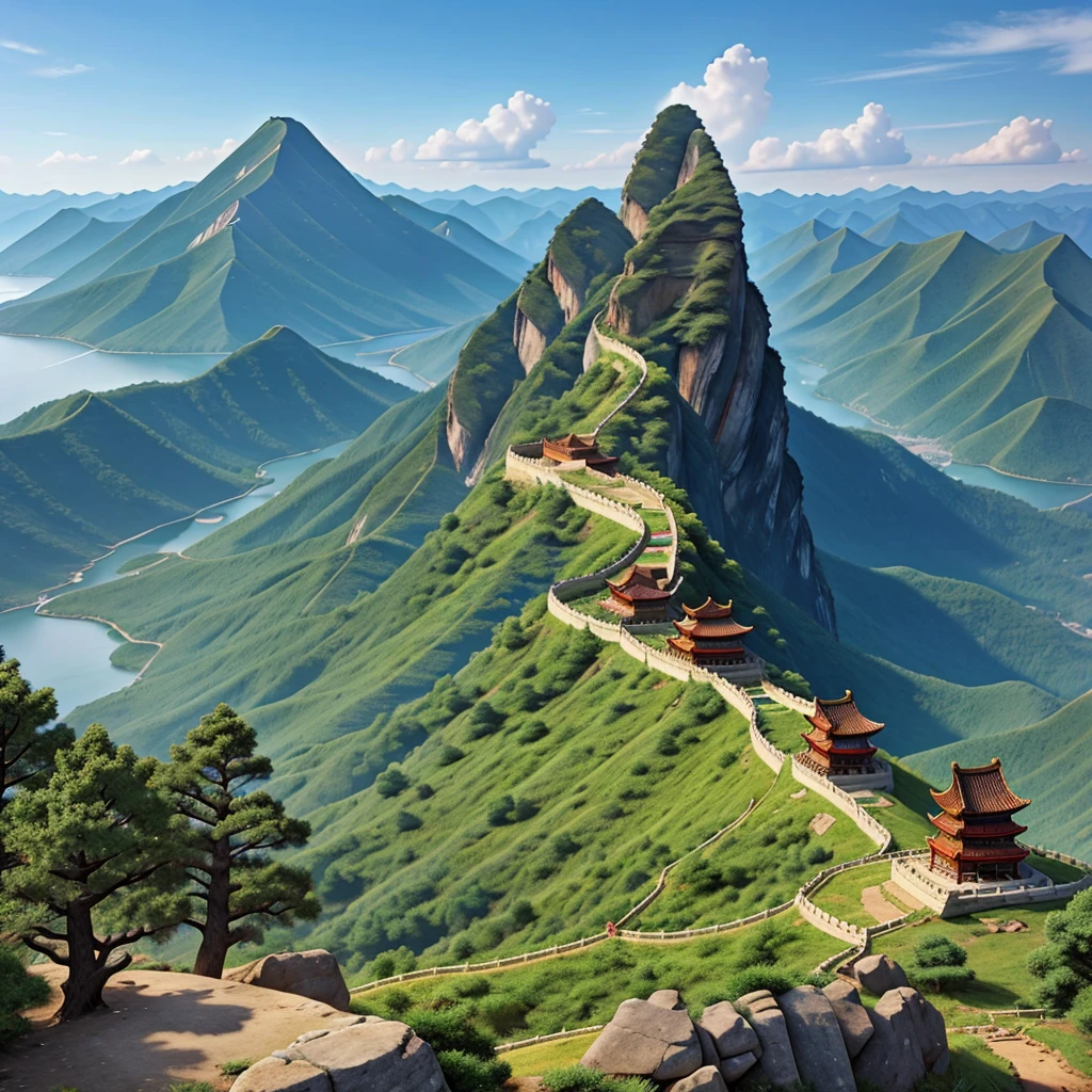 ancient chinese mountain painting