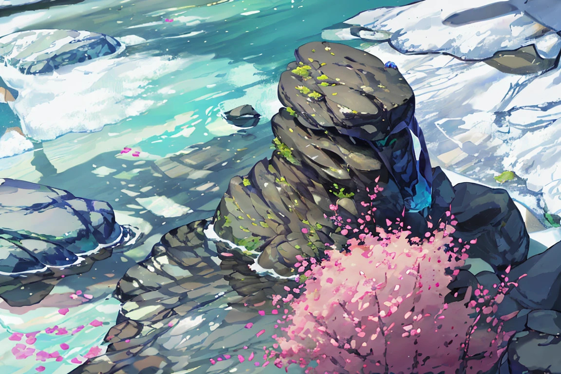 summer, rocky area, rock formation, diamond rocks, There are diamonds on the floor (illustration : 1.0), Narrative construction, realistic lighting, HD detail, masterpiece, best quality best, (Highly detailed CG integrated 8k wallpaper), rocky area, diamond pillar, diamond rockss