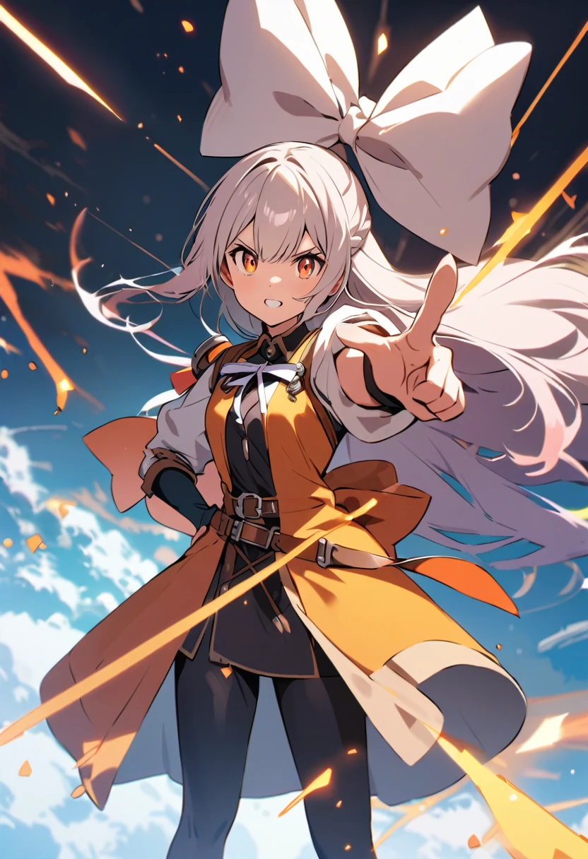 The sight of a bow pointing ahead