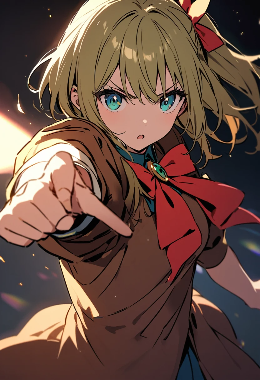 The sight of a bow pointing ahead