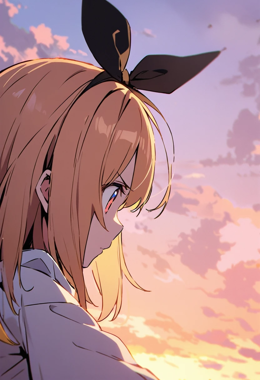 The sight of a bow pointing ahead